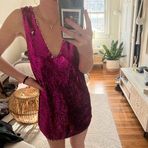 Free People Sequin Dress Size S